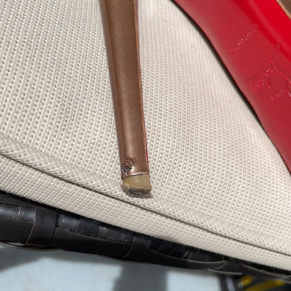 Bronze Louboutin Pumps - Picture 9 of 13
